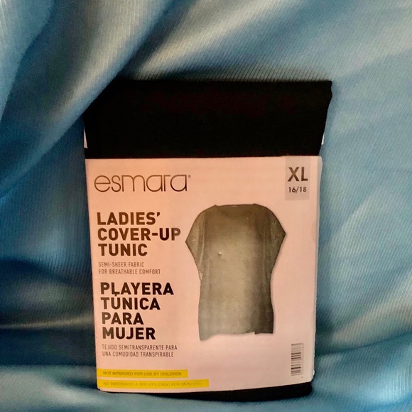 Esmara Ladies Cover Up Tunic, (1) Black Size & (1) Fusha @ Size XL/16-18 - Picture 4 of 6